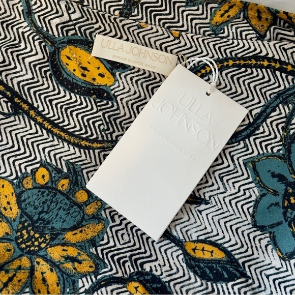 NWT Ulla Johnson One-Shoulder Ruffle Floral Solana Jumpsuit - Picture 6 of 7